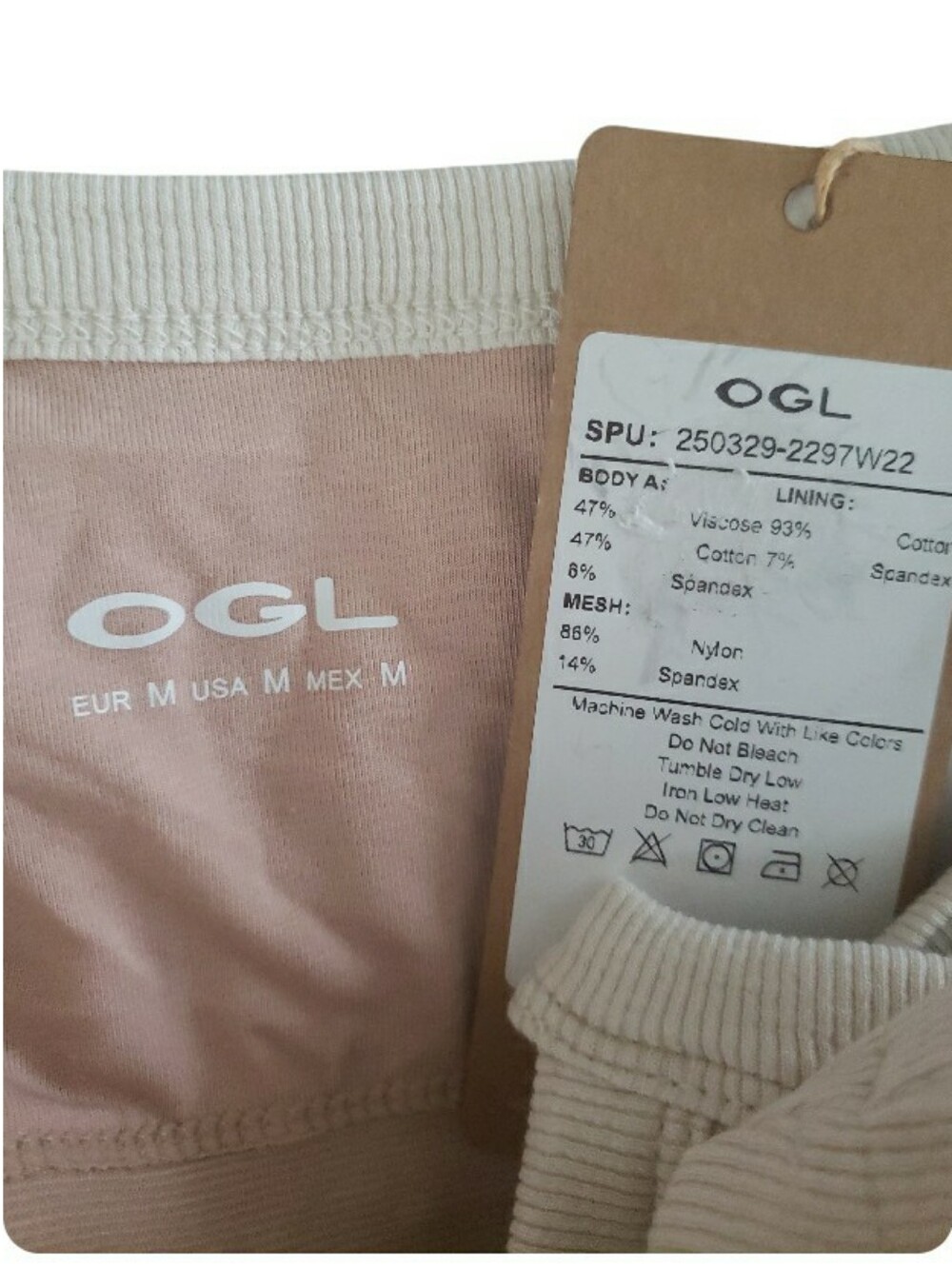 NWT OGL Ribbed Tank- M - Picture 4 of 4